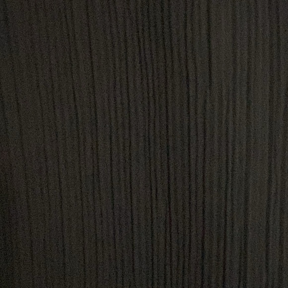 LOFT WO SIZE LG Black Cocktail Dress with Bishop Sleeves and Crew Neck pleated - Picture 9 of 14